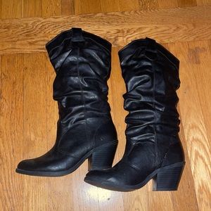 Quipd Black Cowgirl Boots